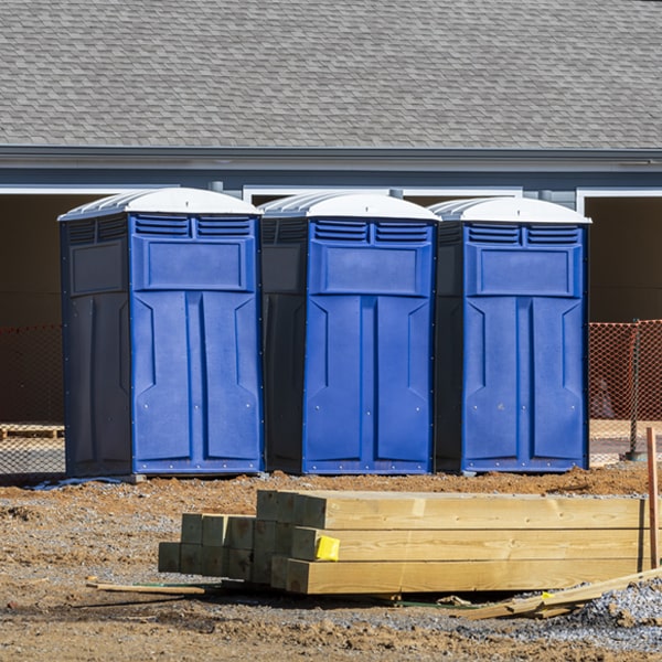 are there any restrictions on what items can be disposed of in the porta potties in Medicine Lake MT